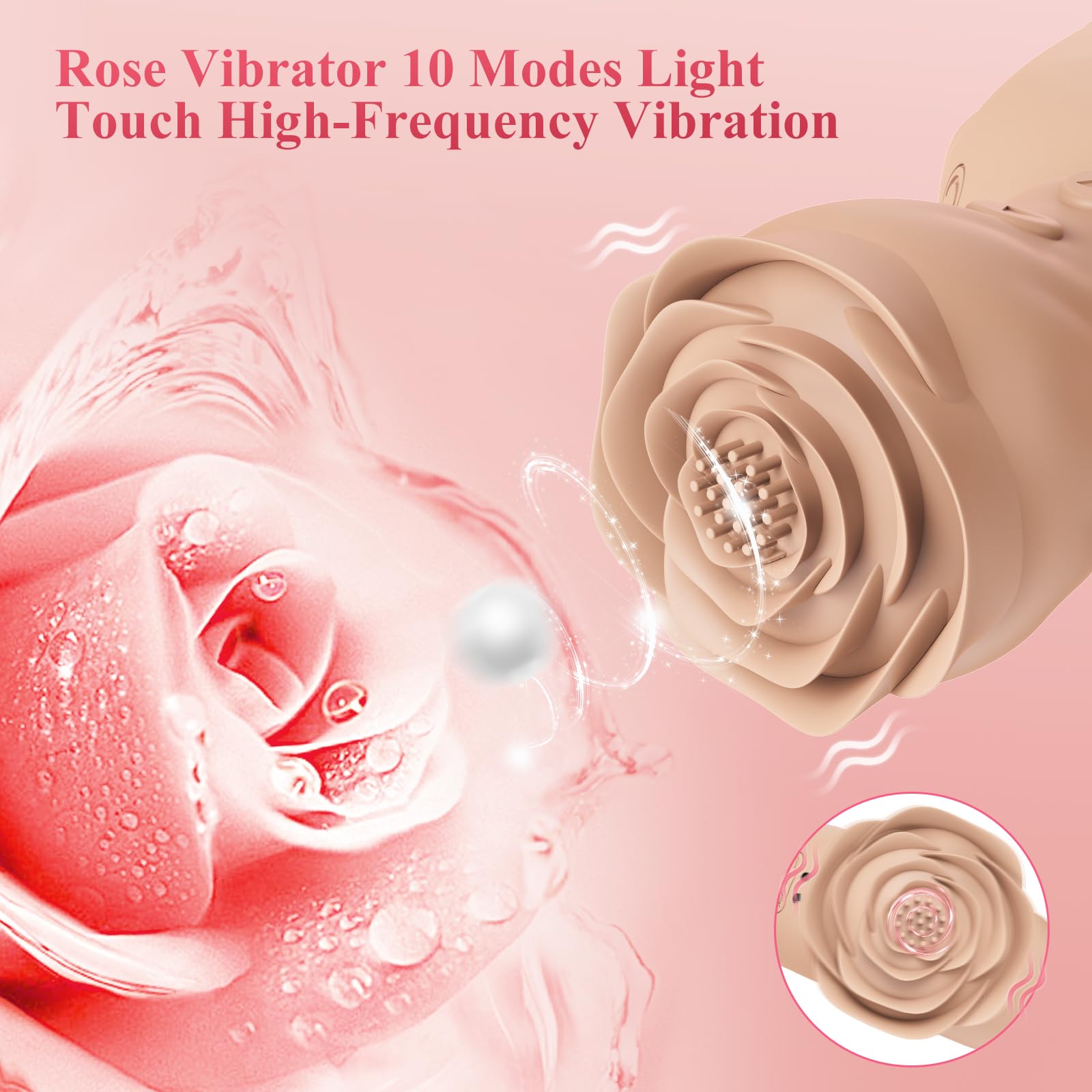 Double Dildo Lesbian Sex Toys 3 in 1 Realistic Dildo for 10 Vibrating Modes, Adult Sex Toy for Stimulation with G Spot Anal Prostate Strapless Realistic Silicone Massager for Men Women Games