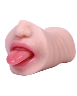 2 in 1 Realistic Male Masturbators with Pocket Pussy Vigina and Mouth,Lifelike Sex Doll with Face,TPE Portable Adult Sex Love Toy,Male Stroker for Masturbation,Deep Throat Oral for Gay Men