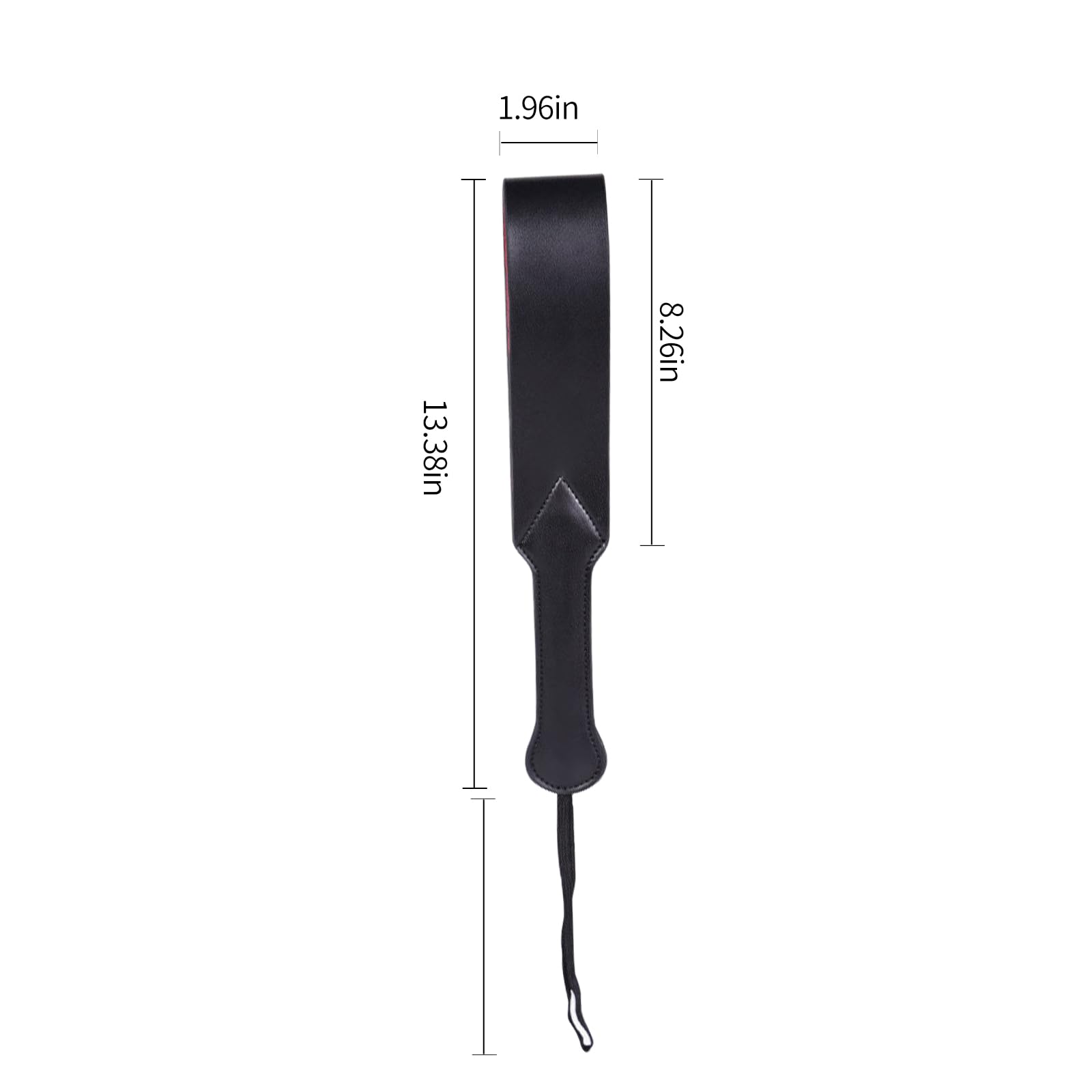 Spanking Paddle, BDSM Sexual Abuse Double Hand Clap Porn Whip for Adult Couples Games, Artificial Leather Sex Toy Suitable for Role Play Bed Bondage Sex Play