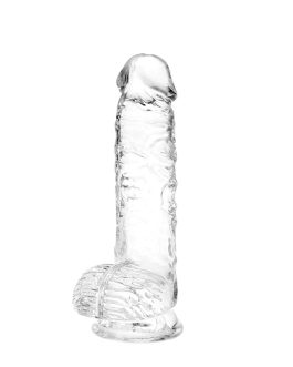 Small Realistic Clear 6 inch Cute Dildo,Adult Sex Toy with Suction Cup Dildo, Suitable for Beginner Women/Men/Gay with Thin and Slim Poke, can be Use for G-spot and Anal