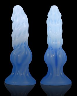 6″ Dog Knot Dildo, Small Dildos Beginner Realistic Silicone Dragon Knotted Dildo with Strong Suction Cup,Fantasy Monster Horse Dildos Wolf Penis Anal Plug Sex Toy for Women Men Couple Game(S)