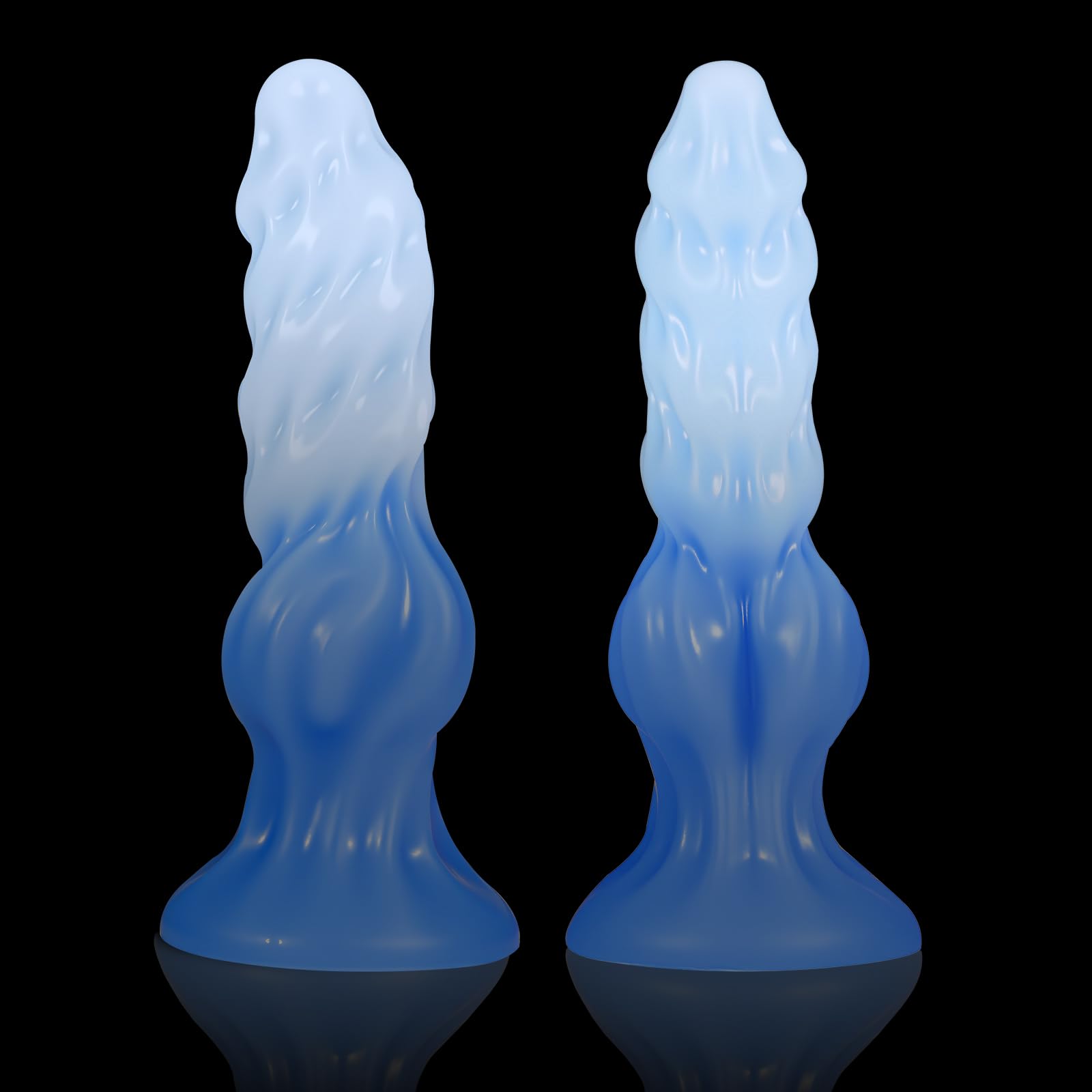 6" Dog Knot Dildo, Small Dildos Beginner Realistic Silicone Dragon Knotted Dildo with Strong Suction Cup,Fantasy Monster Horse Dildos Wolf Penis Anal Plug Sex Toy for Women Men Couple Game(S)