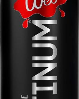 Wet Platinum Silicone-Based Personal Lubricant | Ultra Smooth, Super Slick, Hypoallergenic, Long-Lasting Performance, Waterproof Formula| Lube for Men, Women & Couples, 4.2 fl oz
