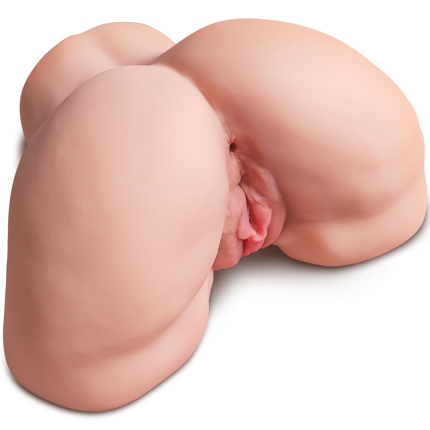 Sex Doll Pocket Pussies for Men Male Masturbator Realistic Adult Sex Toys for Men, Flesh 4.5LB Stroker Ass 3D Soft Butt Light with Vagina and Anal Channel for Several Sex Positions (Flesh)
