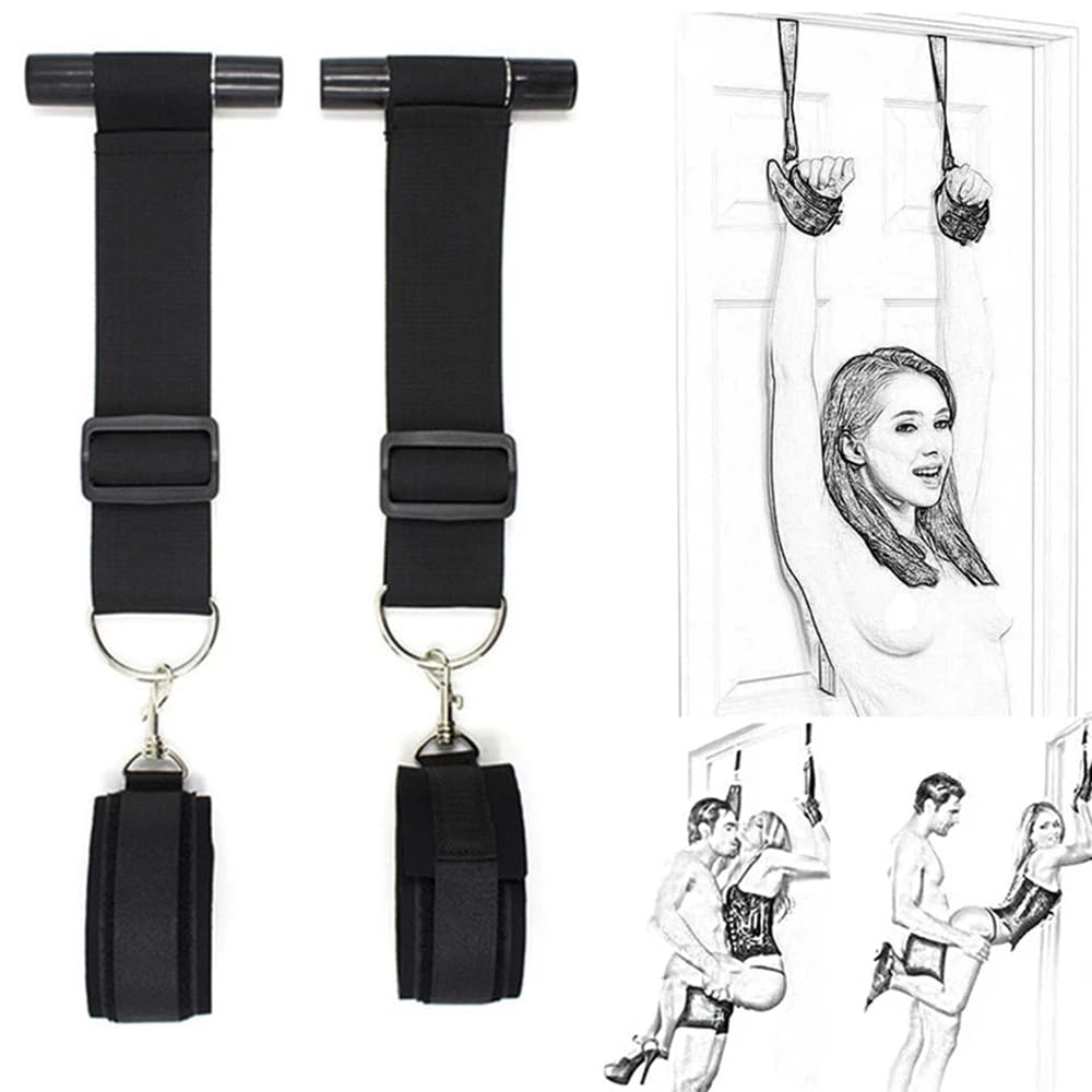 Door Hanging Sex Swing Accessory BDSM Slave Erotic Bondage Handcuff Restraint Rope Sex Swings Straps for Women Adult Couples Sex Toys