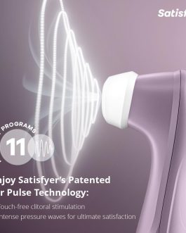 Satisfyer Pro 2 Vibrator Sex Toy | Adult Toys for Women | Suction and Clitoral Stimulation Vibrator | Vibrating Sexual Pleasure Device | Stimulation Vibrators | Female Wellness Tools | Woman Sextoy