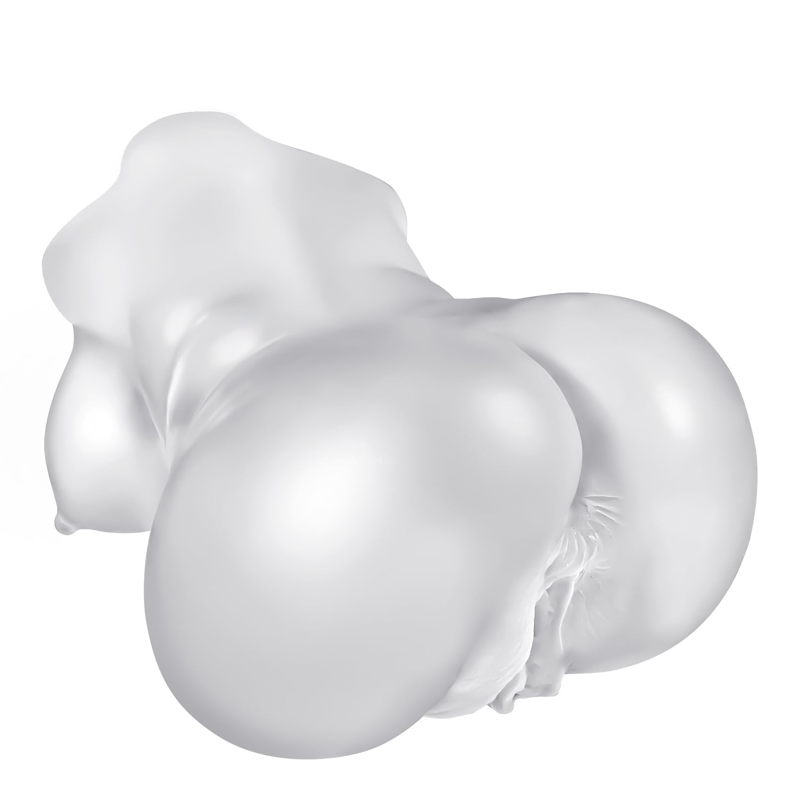 Male Sex Doll Male Masturbator, 2.2LB BBW Sex Doll Pocket Pussy Sex Toy for Men, Realistic Sex Dolls with Dual Textured Vagina Anal Channels, Clear Pocket Pussy Big Ass Adult Toys for Men Masturbation