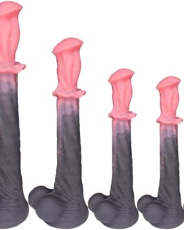 21.2″ Giant Long Realistic Horse Dildo Monster Fantasy Animal Huge Knotted Anal Dildos with Petal Knot Large Suction Cup G Spot Butt Plug Adult Sex Toys & Games for Gay Men Women (XXL-21.2″)