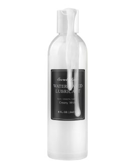 Secret Lover Water-Based Cum Lube Synthetic Semen, Smooth Long-Lasting Thick Creamy Personal Lubricant for Women Men, Natural Ingredients Anal Comfort Lubricants for Privacy, 8 Fl Oz