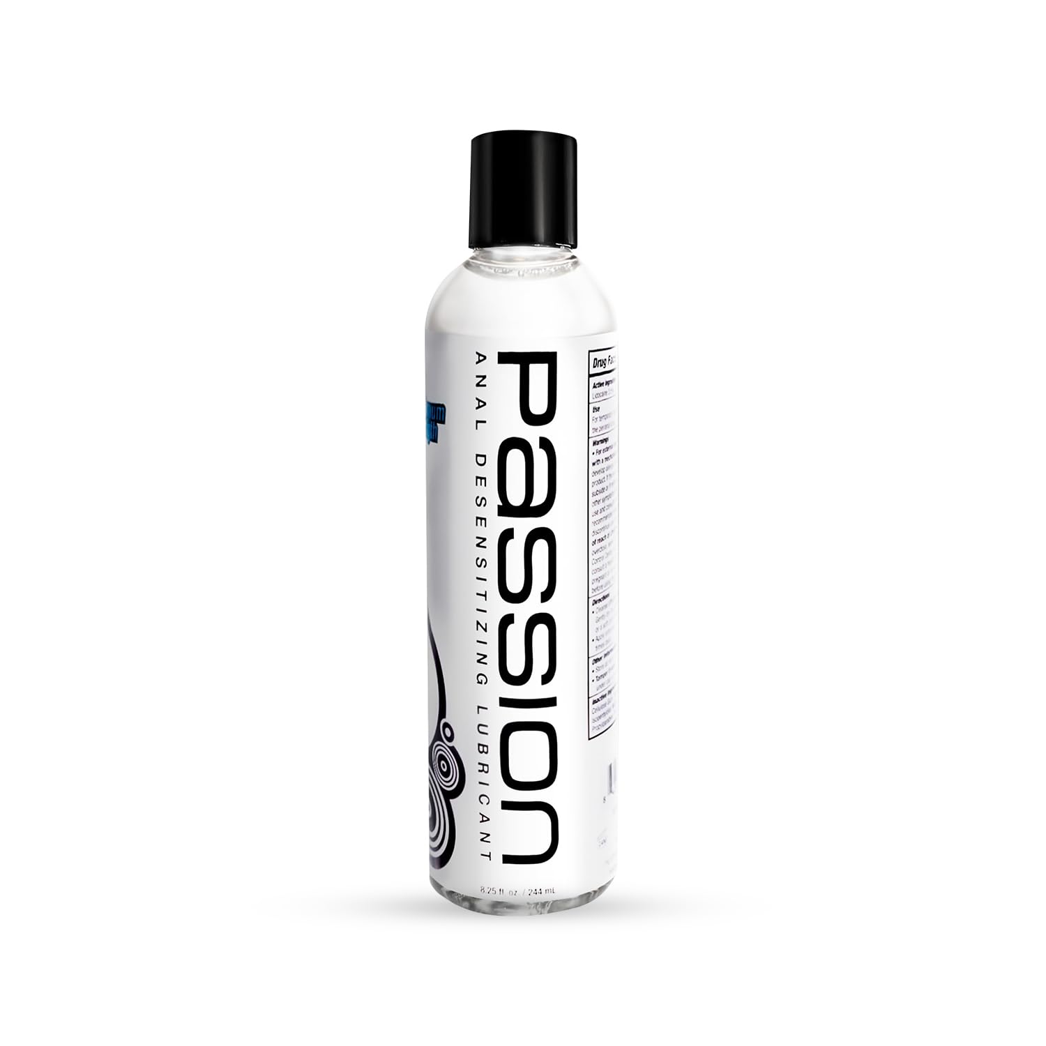 Passion Anal Desensitizing Lube, Max Strength Water-Based Lube, 8.25 Oz