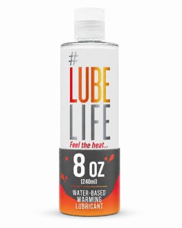 LUBELIFE Water-Based Warming Lubricant, Warm Invigorating Heating Sensation, Lube for Men, Women and Couples, 8 Fl Oz