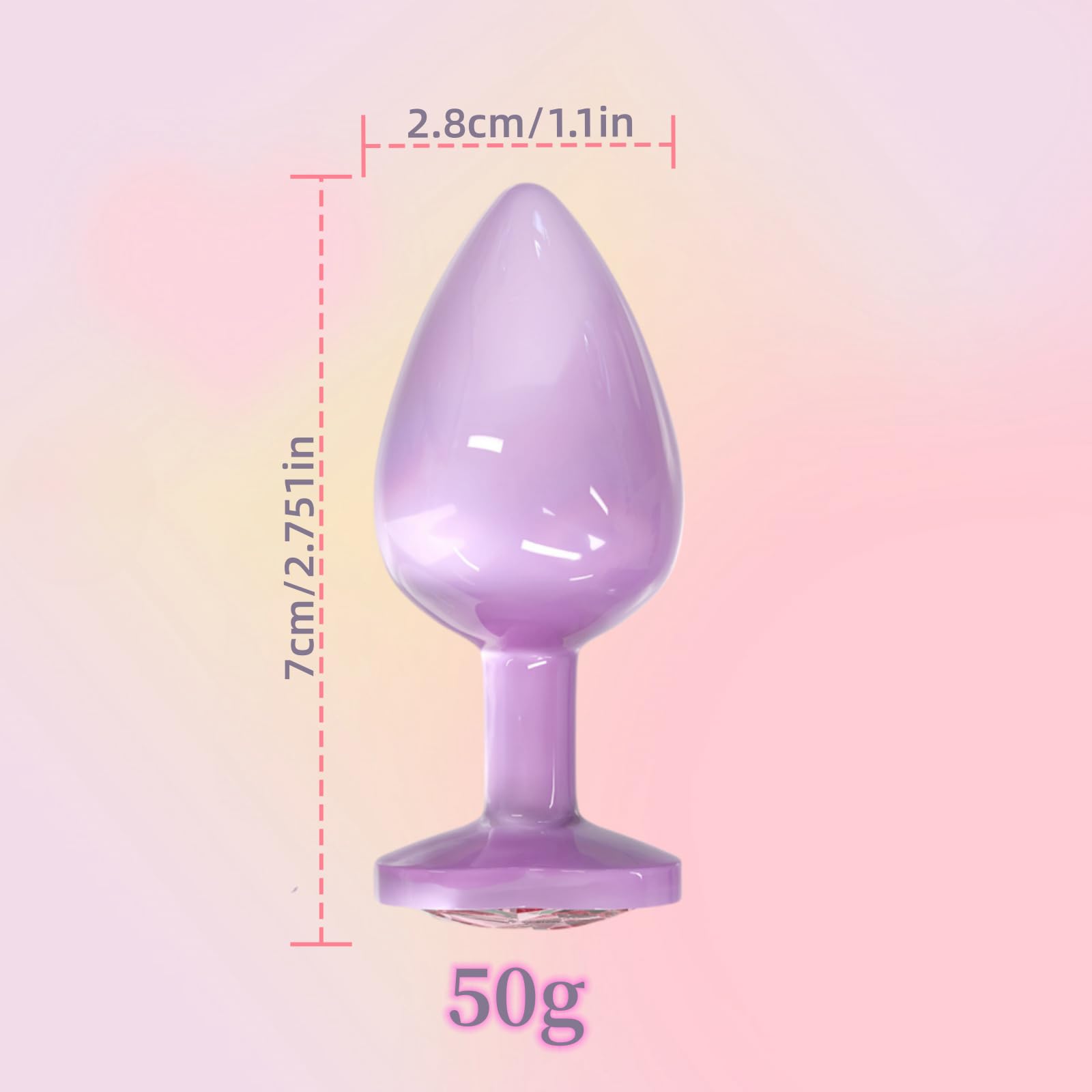Anal Plugs Small Butt Plug for Beginners,Adult Aanl Toys with Heart-Shaped Jewelry Base,G Spot Sex Toy Anal Sex Adult Toy for Beginner Adult Unisex Women and Men Couple (Small Pink)