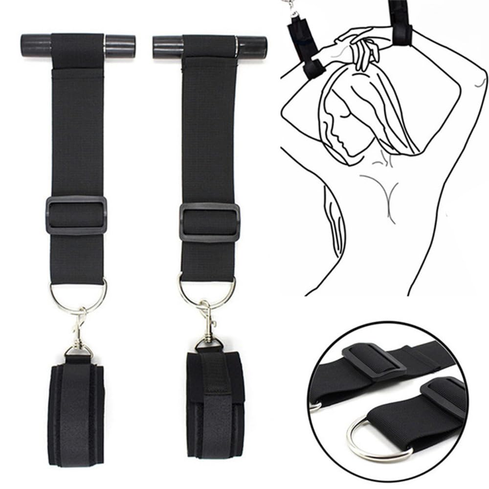 Door Hanging Sex Swing Accessory BDSM Slave Erotic Bondage Handcuff Restraint Rope Sex Swings Straps for Women Adult Couples Sex Toys