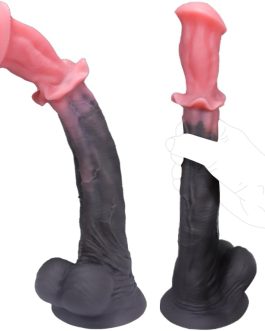 21.2″ Giant Long Realistic Horse Dildo Monster Fantasy Animal Huge Knotted Anal Dildos with Petal Knot Large Suction Cup G Spot Butt Plug Adult Sex Toys & Games for Gay Men Women (XXL-21.2″)