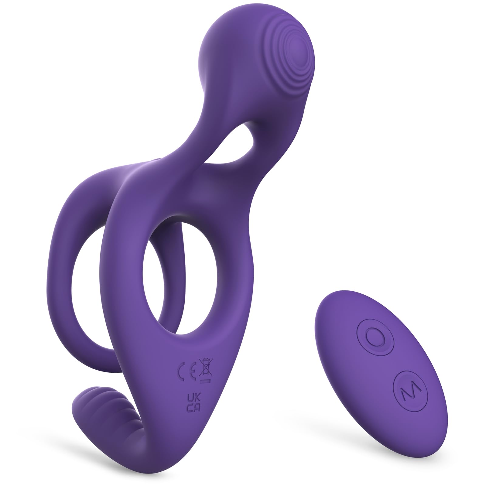 Tracy’s Dog Vibrating Cock Ring for Men – Couples Vibrator for Clitoral, Penis & Testicle Stimulation, Remote Control Adult Sex Toys for Partner Play, Waterproof Male Sex Toy with 10 Vibration Modes