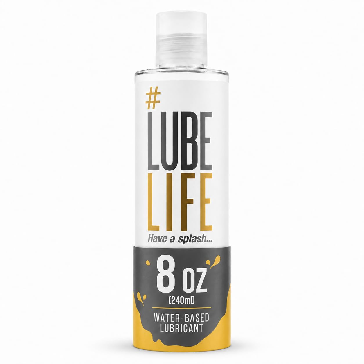 LUBELIFE Water-Based Lube – Personal Lubricant for Men, Women & Couples, Travel Size, Non-Staining, Easy Clean-Up, Toy-Safe, 8 Fl Oz