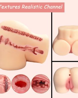 1.3LB Realistic Tiny Ass Sex Doll with Pocket Pussy Vaginal and Anal,Lifelike TPE Ass Male Masturbator,Small Female Torso Butt Sex Love Doll for Men,Adult Sex Toy,Portable Real Solid Dolls for Sex