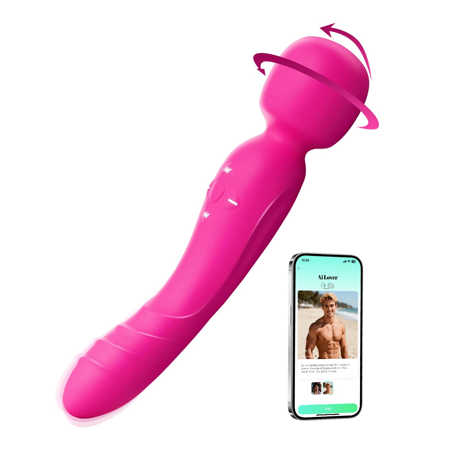 Dildo G Spot Vibrator Wand Adult Toys for Women Sex Toys Vibrators, APP Remote Control Vibrator Adult Sex Toys & Games Dildos with 9 Vibrations Modes Vibradores, Couples Female Sex Toys Vibrater