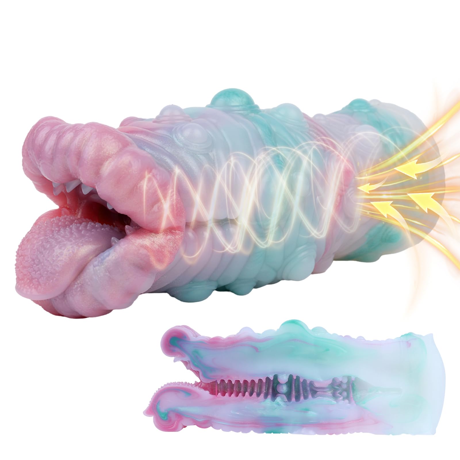 Fantasy Masturbator Male Masturbator Mouth Stroker 7.68 in,Male Masturbators Cup,Pocket Pussy Adult Sex Toys for Men,Masturbation Penis Stroker Vagina Onahole