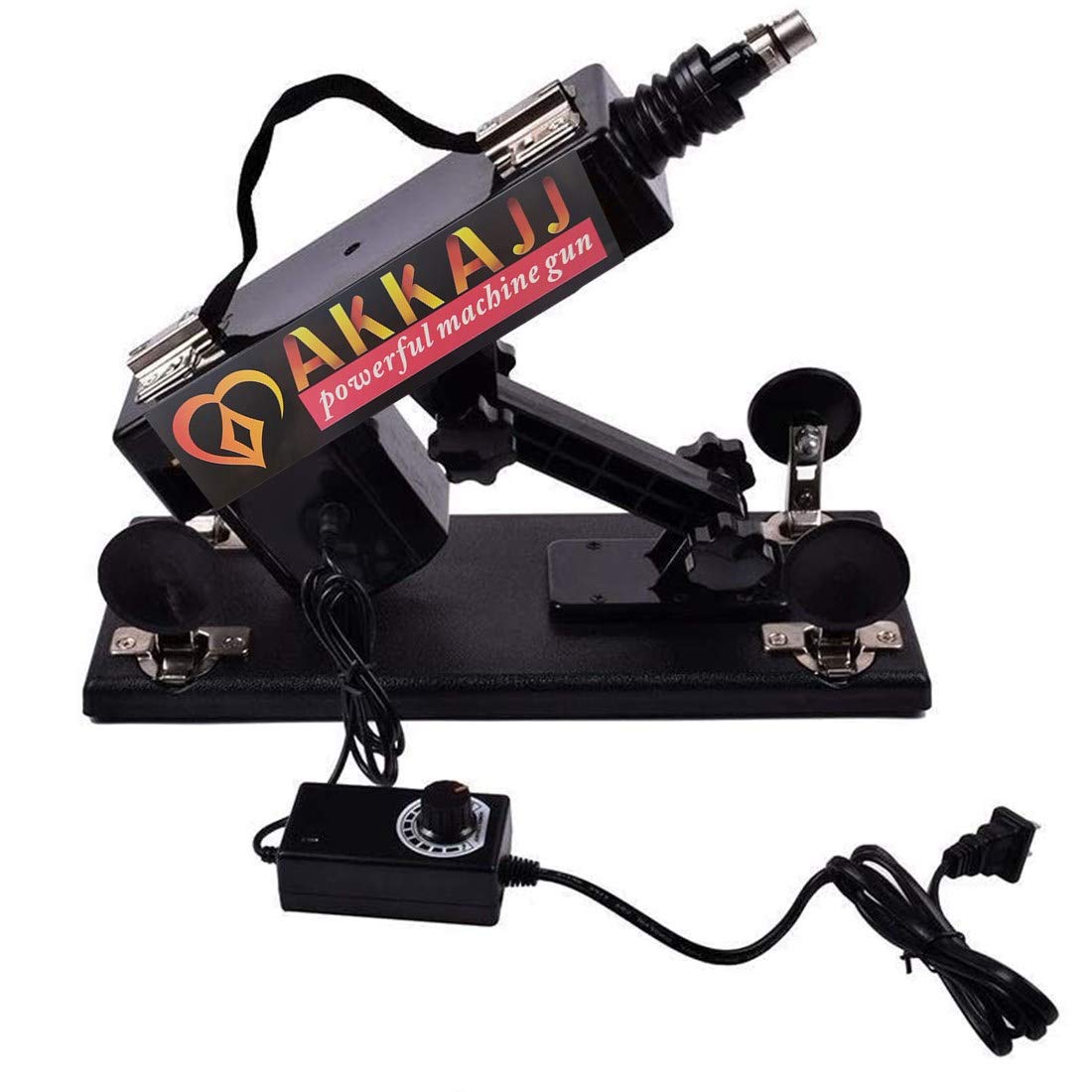 AKKAJJ Sex Machine with 8 Attachments,Automatic Thrusting Dildo,Adjustable Speed & Angles Dildo Machine for Couples/Solo Masturbation