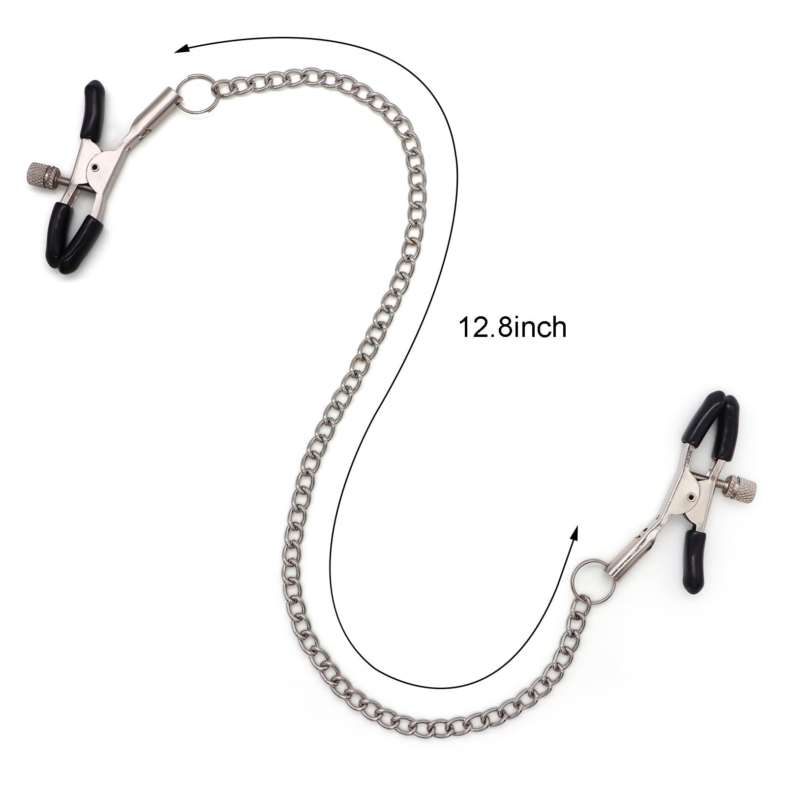Nipple Clamps BDSM Bondage Couples Sex Toys, Nipple Toys Adjustable Clips for Adult Play, Bondage Gear & Accessories BDSM Kit Sex Restraints for Women & Men, Erotic Sexual Stimulation Device/Tools