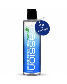 Passion Natural Water-Based Personal Lubricant, for Men & Women – 10 Fl Oz