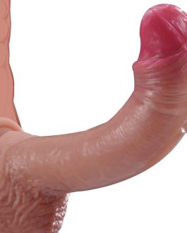 Dildo with Dual-Layer Silicone – 7.8 inch Dildos Womens Sex Toy with Strong Suction Cup, Thick Soft Liquid Silicone Lifelike Penis for G spot & Anal Play, Hands-Free Adult Sex Toy for Women