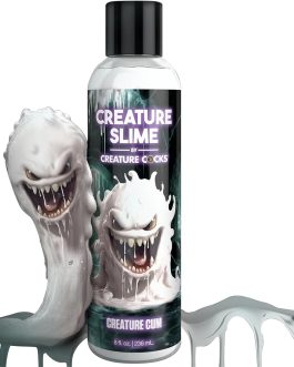 Fantasy White Thick Lube – Fake Horse Gooey Cum for Squirting Dildo, Sex Toy for Woman Men Roleplay Jizz Lubes, Couple Sex Toys Monster Dildos Cums Unique Jizz Lubricant – American Made