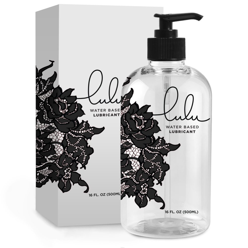 Lulu Natural Water Based Lube Personal Liquid Lubricant for Couples 16oz