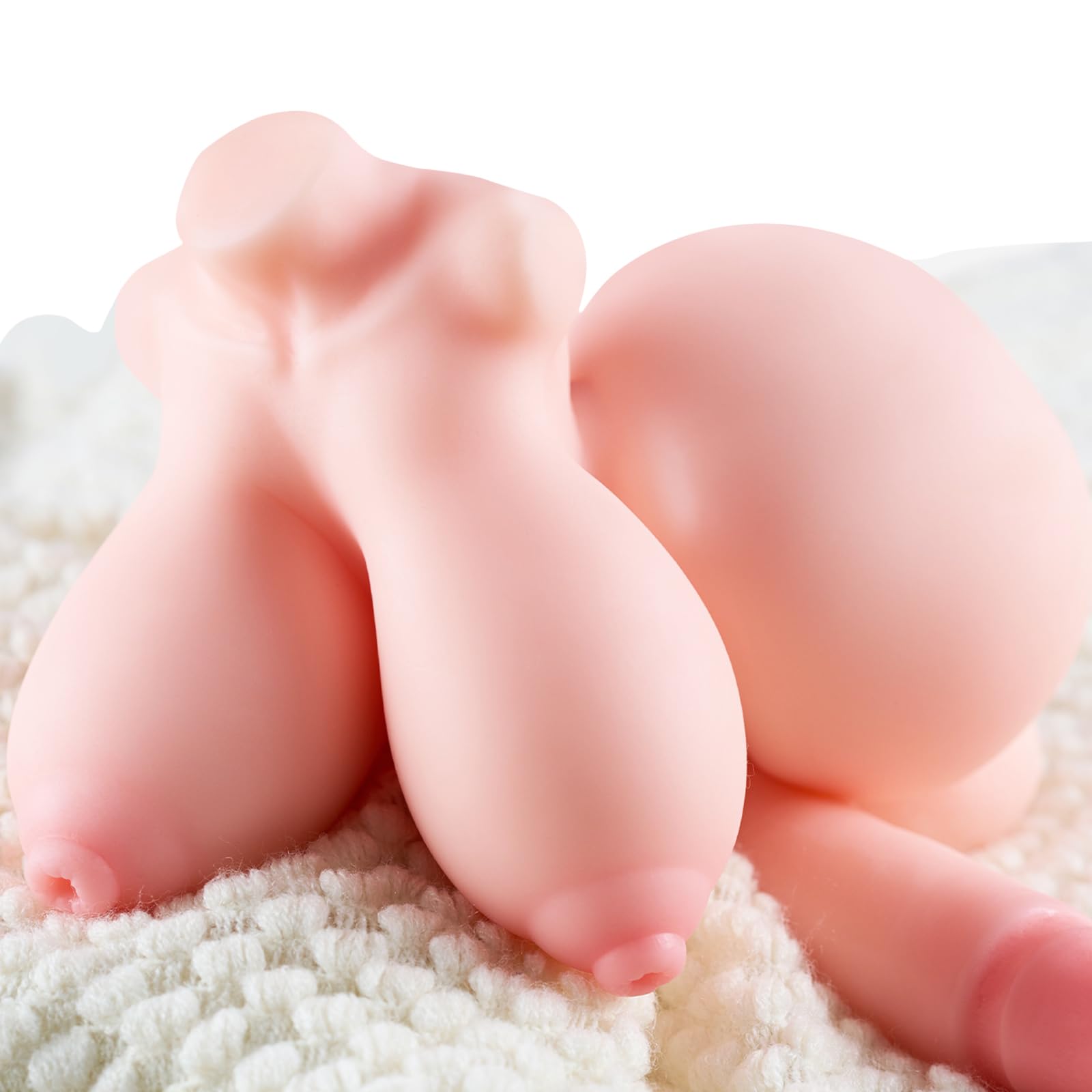 Male Masturbator Sex Doll for Men Pocket Pussies Realistic Adult Sex Toys for Men, Adult Toys Male Masturbator Pocket Pussy 4 in 1 Sex Toys with Penetrable Nipples, Shemale FUTA Sex Doll with 4 Holes