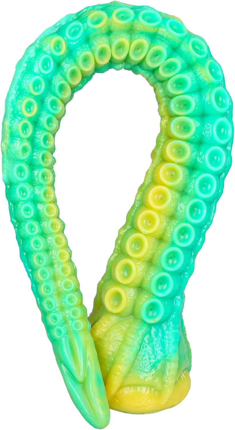 Monster Tentacle Dildo Anal Toys - 17" Fantasy Long Anal Dildos with Strong Suction Cup, Silicone Huge Butt Plug Creature Toy for Women & Couples