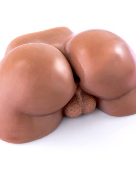 5.5Lb Lifelike Sex Doll for Gay Male Masturbator Realistic Pussy with Testicles Anus Male Stroker Sex Toy for Masturbation Brown Cobulipo