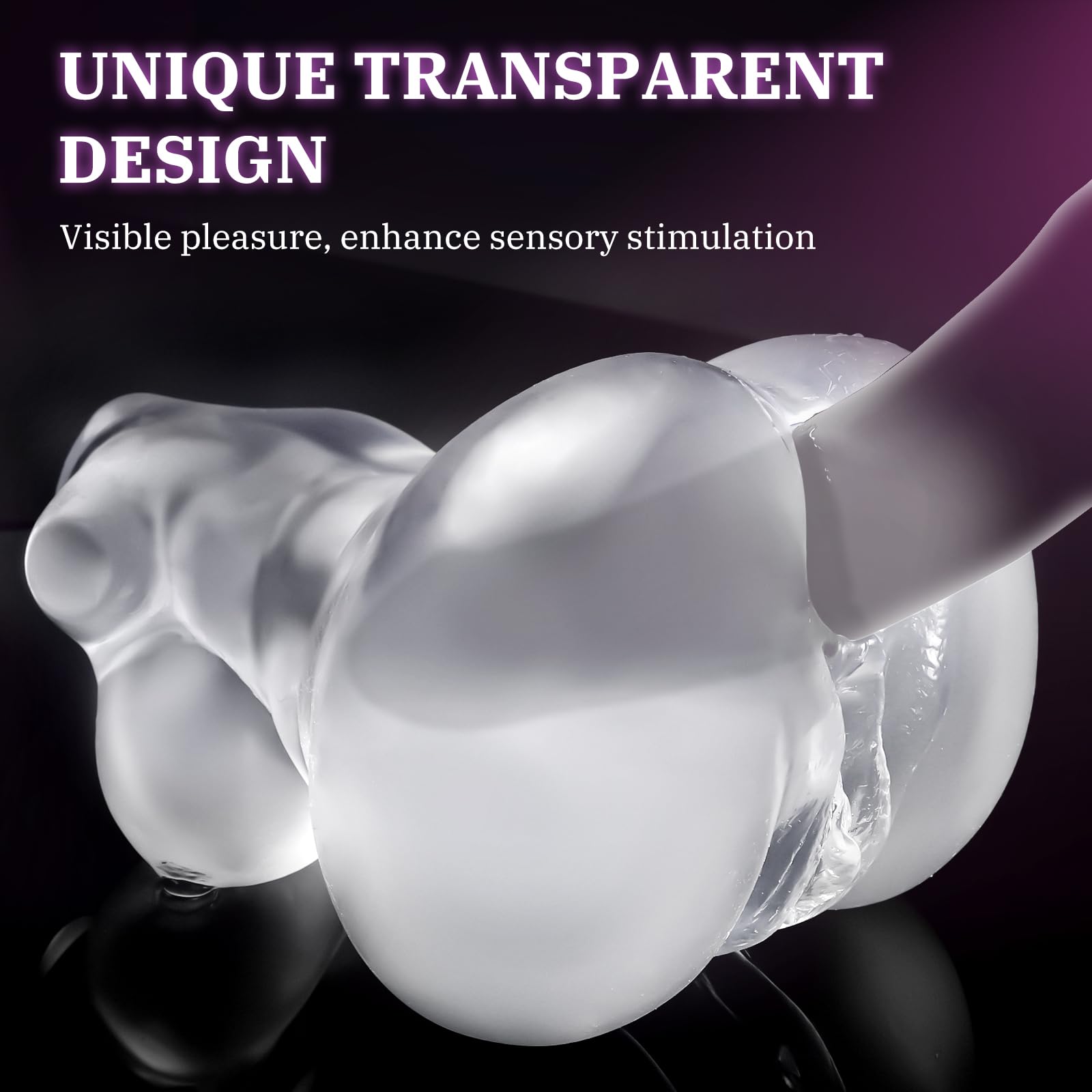 Male Sex Doll Male Masturbator, 2.2LB BBW Sex Doll Pocket Pussy Sex Toy for Men, Realistic Sex Dolls with Dual Textured Vagina Anal Channels, Clear Pocket Pussy Big Ass Adult Toys for Men Masturbation
