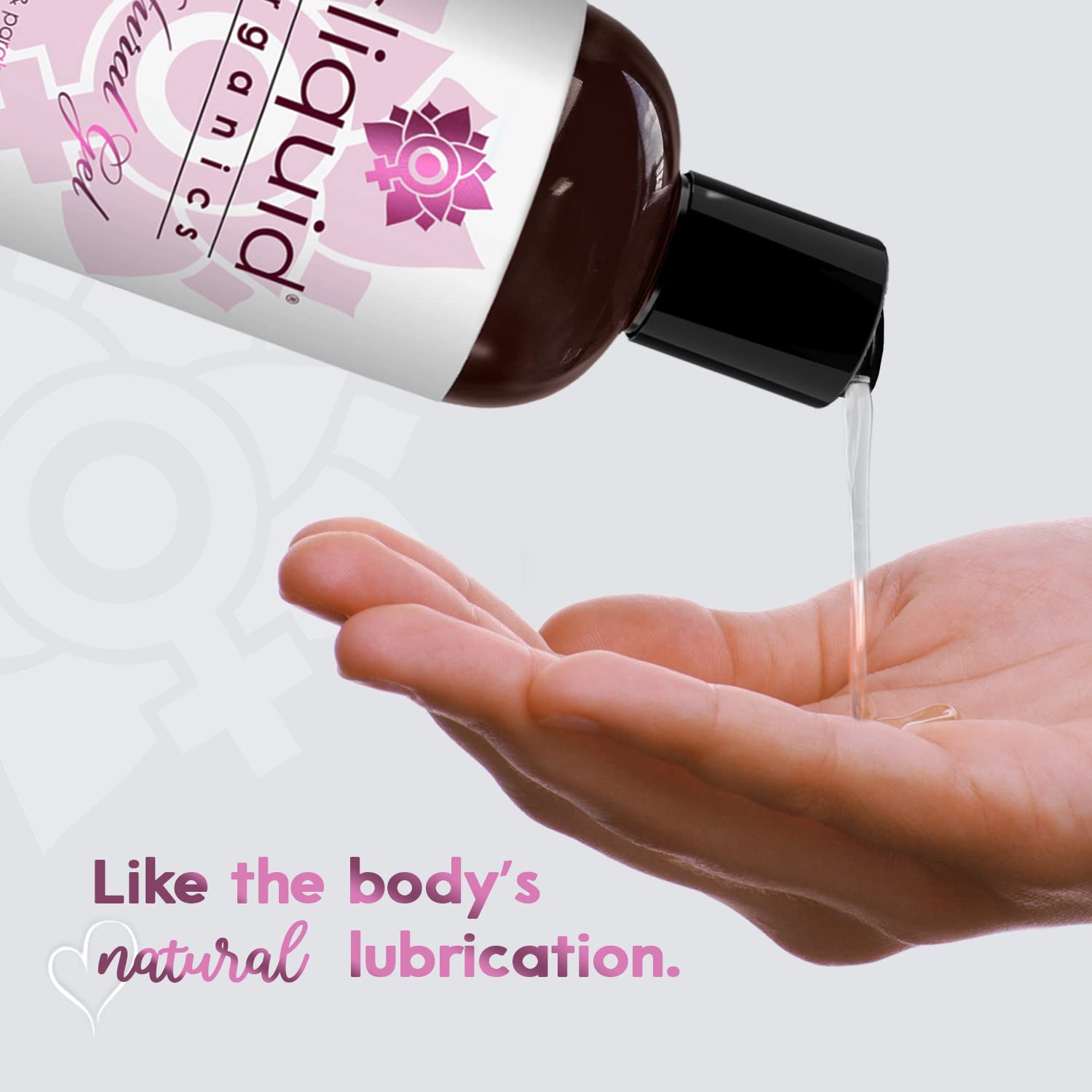 Sliquid Organics Water-Based Lube - Aloe Vera Leaf Infused with Organic Oils & Botanicals, Natural Lubricating Gel for Women/Men/Couples, Unscented, 4.2 Fl Oz