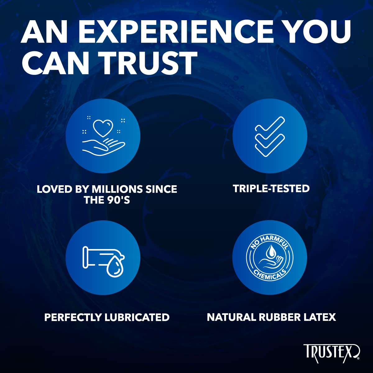 Trustex® Extra Large Condoms, Bag of 48