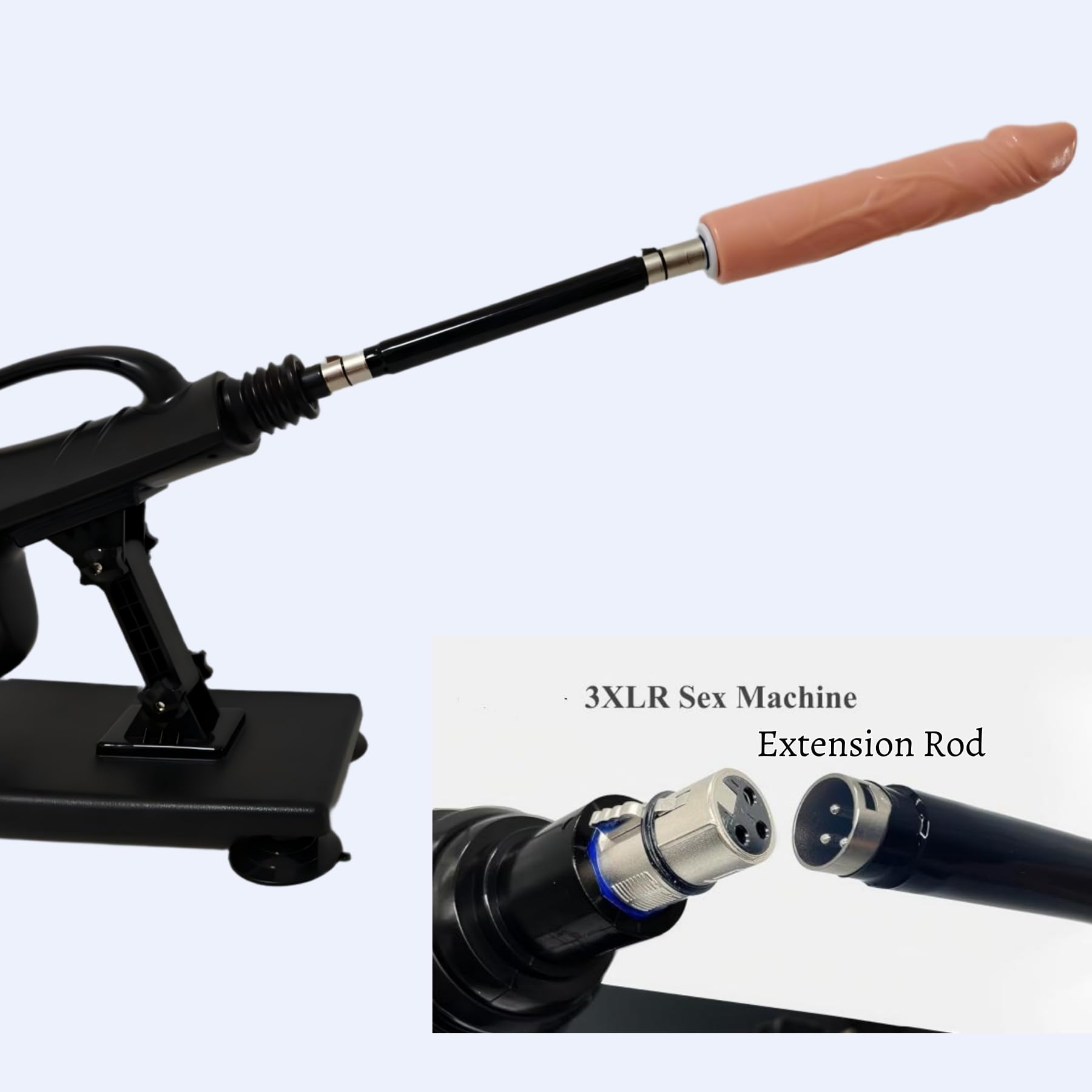 AFKGMG Sex Machine for Women,Angle Adjustable Funk Machine, Hands Free Design Adult Toys, Portable Thrusting Dildo Machine with 8 Accessories