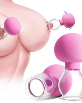 Sex Toy Nipple Sucker for Women Sex – 1 Pair Nipple Adult Toys Stimulator for Couples Pleasure, Manual Suction Mini Foreplay Flirting Nipple Pump, Nipple Corrector for Inverted Flat Shy Nipples