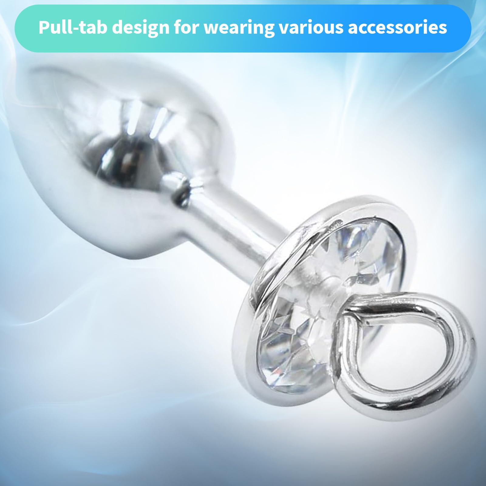 Bondage Restraint Handcuffs with Anal Plug Long Chain Handcuffs Stainless Steel Couple Handcuffs Anal Play Beginners BDSM Game Play Adult Sex Toys for Men and Women Couple