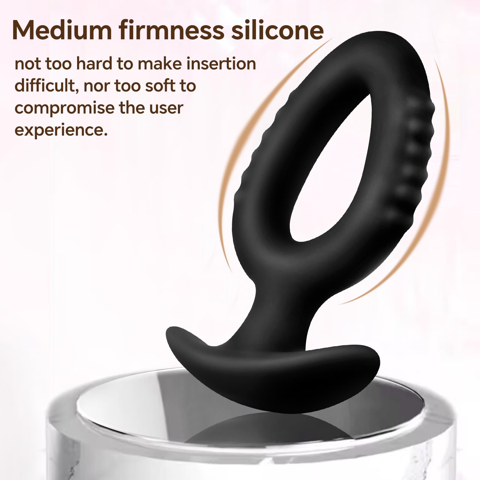 Butt Plug Set of 3 – Hollow Silicone Anal Plugs Kit for Beginner to Advanced Training, Soft Flexible Body-Safe Material, Tapered Design Anal Trainer and Anal Dilator for Progressive Anal Play