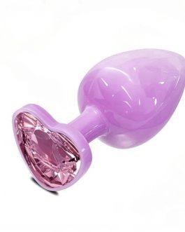 Anal Plugs Small Butt Plug for Beginners,Adult Aanl Toys with Heart-Shaped Jewelry Base,G Spot Sex Toy Anal Sex Adult Toy for Beginner Adult Unisex Women and Men Couple (Small Pink)