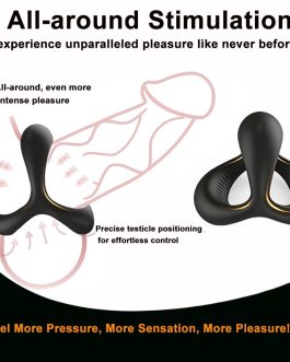 7 PCS Penis Ring Set for Men Silicone Cock Rings & Penis Sleeve for Erection Enhancing Soft Stretchy Male Sex Toys, Adult Toys for Couples Pleasure (Black&Blue)
