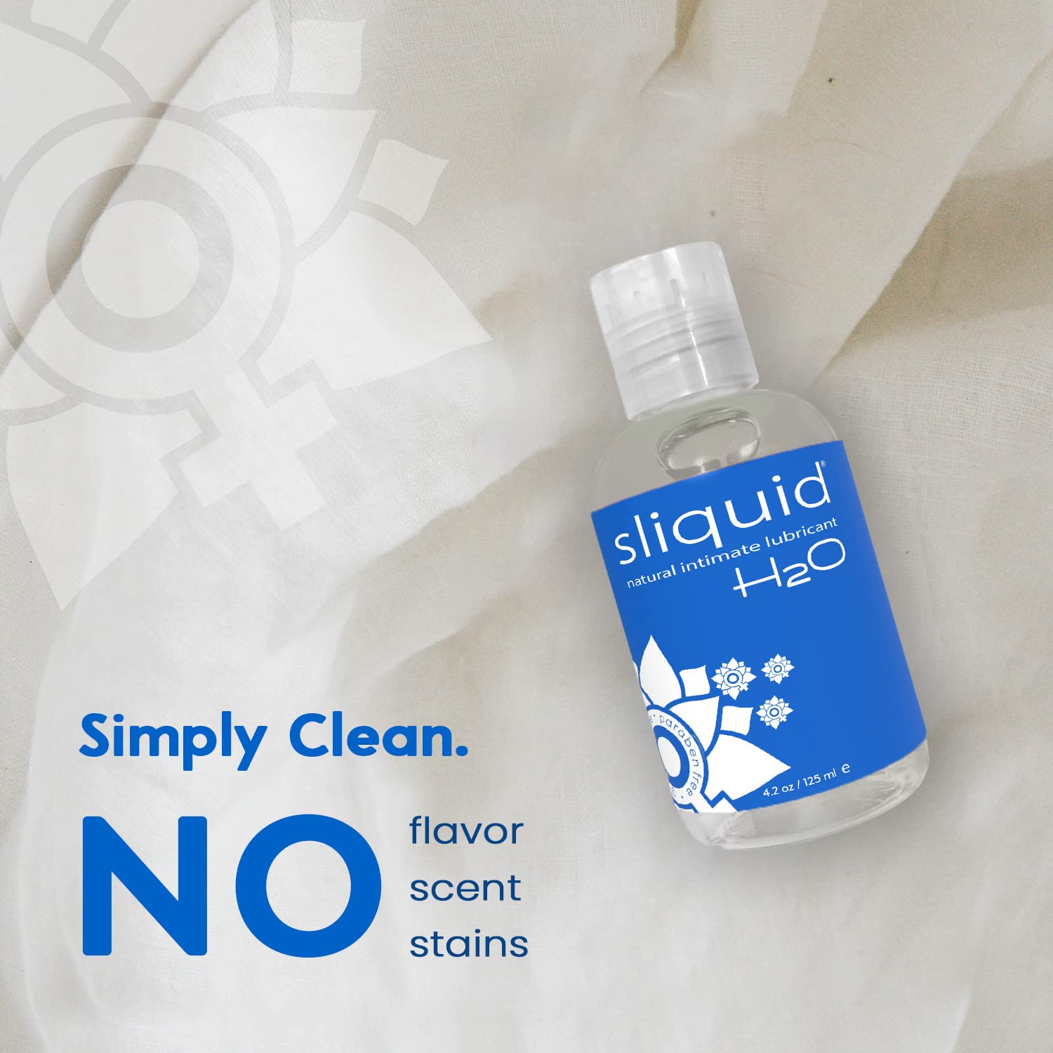 Sliquid H2O Water Based Lube Lubricant for Sex, Glycerin Free Personal Lubricant (4.2 Oz) Clear, Unscented