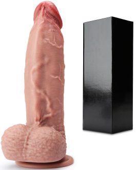 Realistic Dildo 8.46” Huge Thick Dildo Lifelike Silicone Safety Soft Dildo