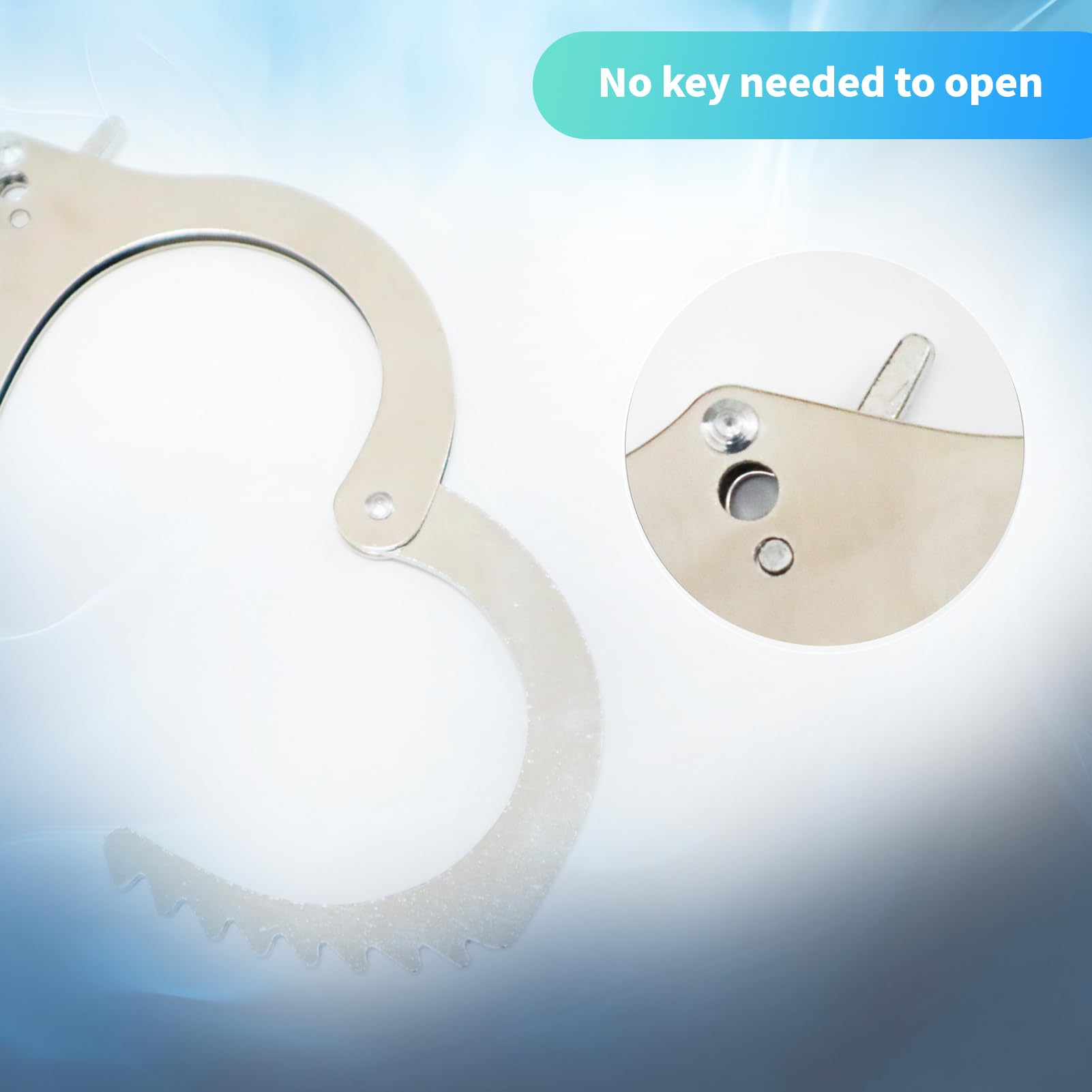 Bondage Restraint Handcuffs with Anal Plug Long Chain Handcuffs Stainless Steel Couple Handcuffs Anal Play Beginners BDSM Game Play Adult Sex Toys for Men and Women Couple