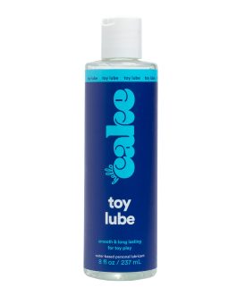 Hello Cake Toy Lube, Thick Water-Based Personal Lubricant for Use with Adult Toys, Non-Drip Jelly Lube for Men, Women, and Couples, 8 fl oz