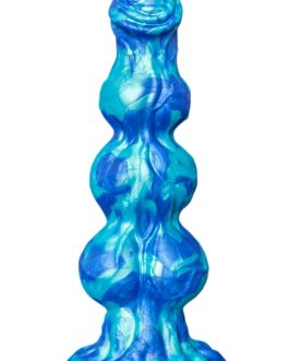 8″ Small Monster Fantasy Knot Dildo – Anal Beads Butt Plug Trainer with Suction Cup for Hands-Free Play, Anal Stretcher Prostate Silicone Dildo with 3 Knots, Knotted Dog Sex Toys for Men Women Gay