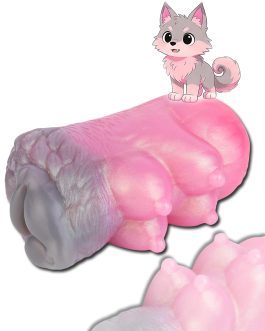 Wolf Male Masturbator Monster Animal Sex Toy,Fantasy Pussy Pocket Masturbation Sex Penis Stroker with Liquid Silicone,3D Realistic Sex Doll Men’s Stimulator Device Male Masturbator