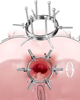 Adjustable Anal Plug Expander Hollow Tunnel Butt Plug Vaginal Anal Stretcher Stainless Steel Anal Sex Toys for Men Women