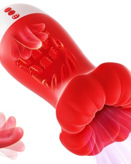 Male Sex Toys for Men Pocket Pussy – baiwatt Squeezable Sleeve Penis Pump Male Maturbator with 3 Natural Blowjob Sucking & 10 Licking Vibrating for Mens Vibrator Stroker, Adult Sex Toys & Games Toy