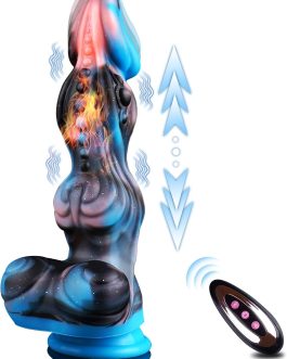 Thrusting Dildo Dragon Monster Dildo – 9.72″ Fantasy Horse Dildos with Suction Cup, Dog Knot Dildos Vibrating Huge Thick Anal Toys Silicone with Heating, Adult Toys for Women Men (Copy)